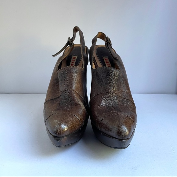 Marni Wood Platform Heels - Picture 13 of 15